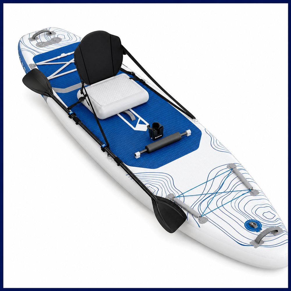 Extra-Wide Inflatable Paddle Board