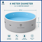 Round Drop-Stitch Pool – 4 Meter Diameter