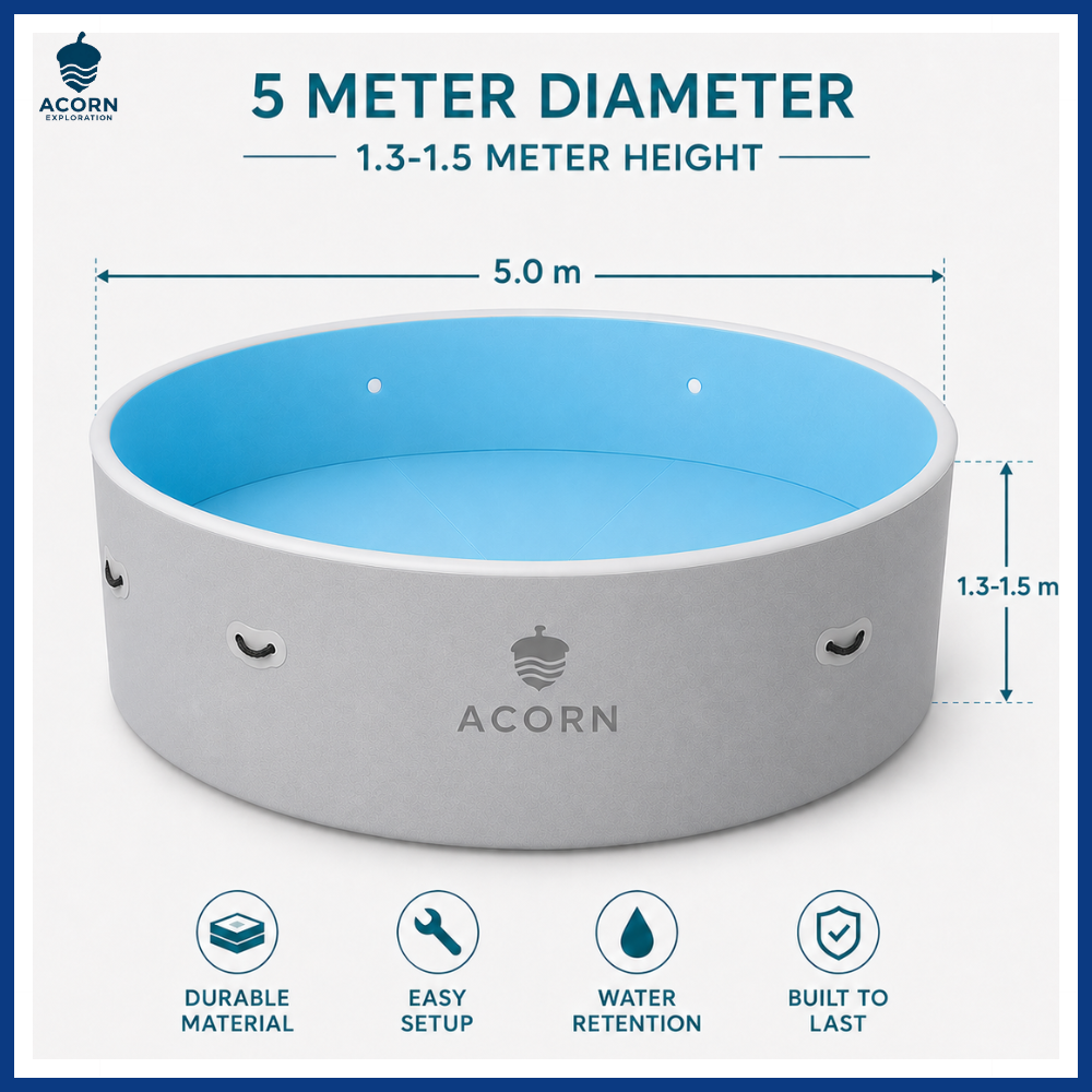 Round Drop-Stitch Pool – 5 Meter Diameter